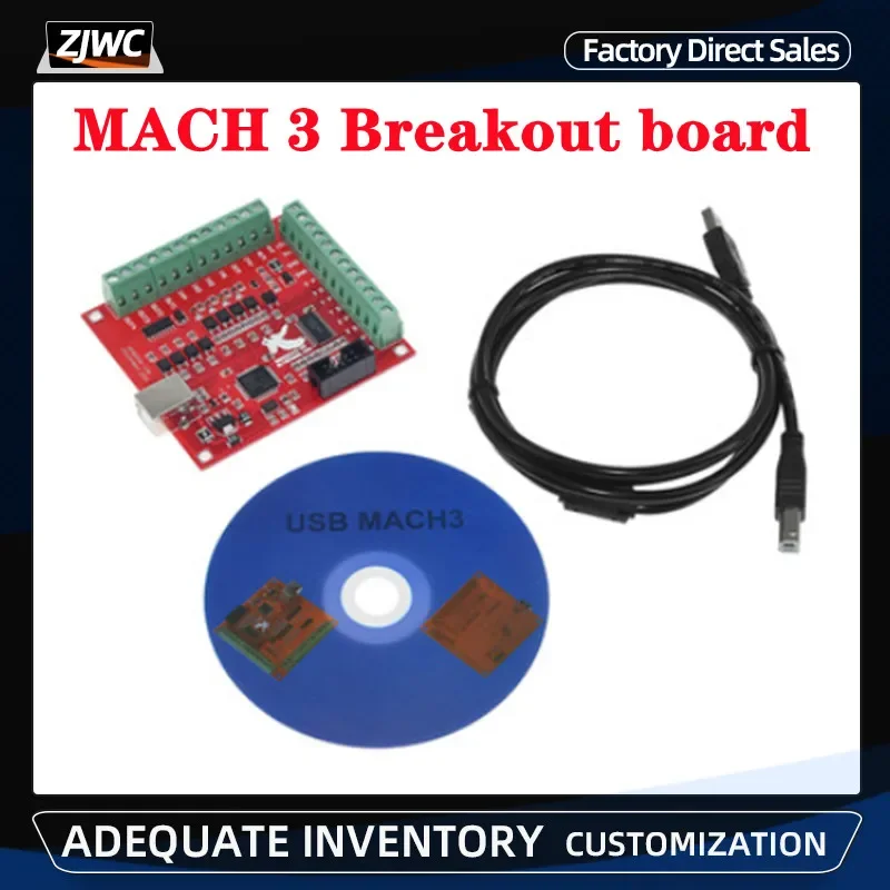 Mach3 Usb Cnc Controller 4 Axis 100Khz - 3 Buah/Set 1 Buah 4 Sumbu