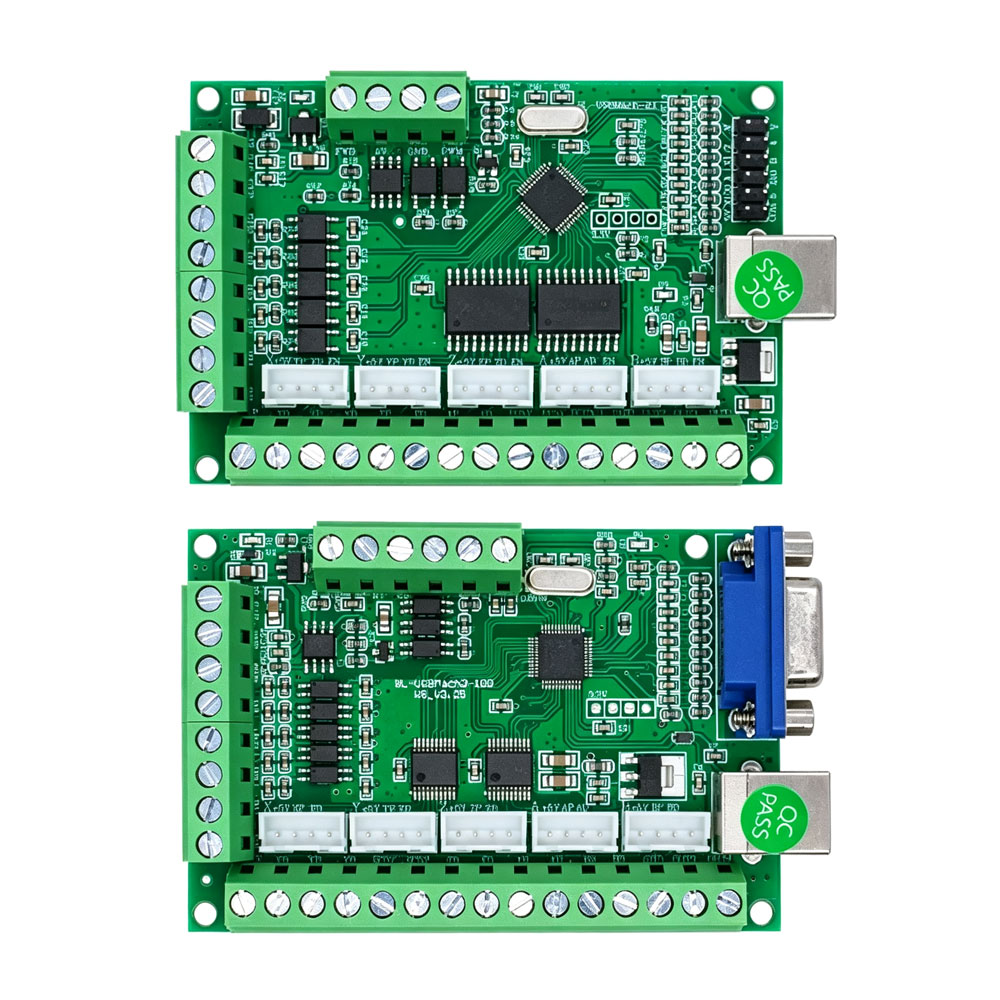 5 Axis Cnc Breakout Board Interface Mach3 - 1 set Papan Driver Motor CNC