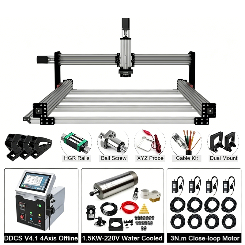 Ddcs V4.1 4 Axis Cnc Offline Controller - Sistem Kontrol Offline 4-Axis DDCS V4.1