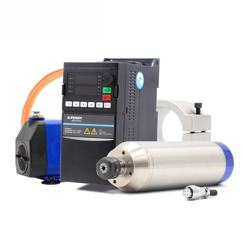 2.2Kw Water Cooled Spindle Kit Vfd - 2.2kw ER20 D80 12000rpm/24000rpm 400Hz/800Hz Kit