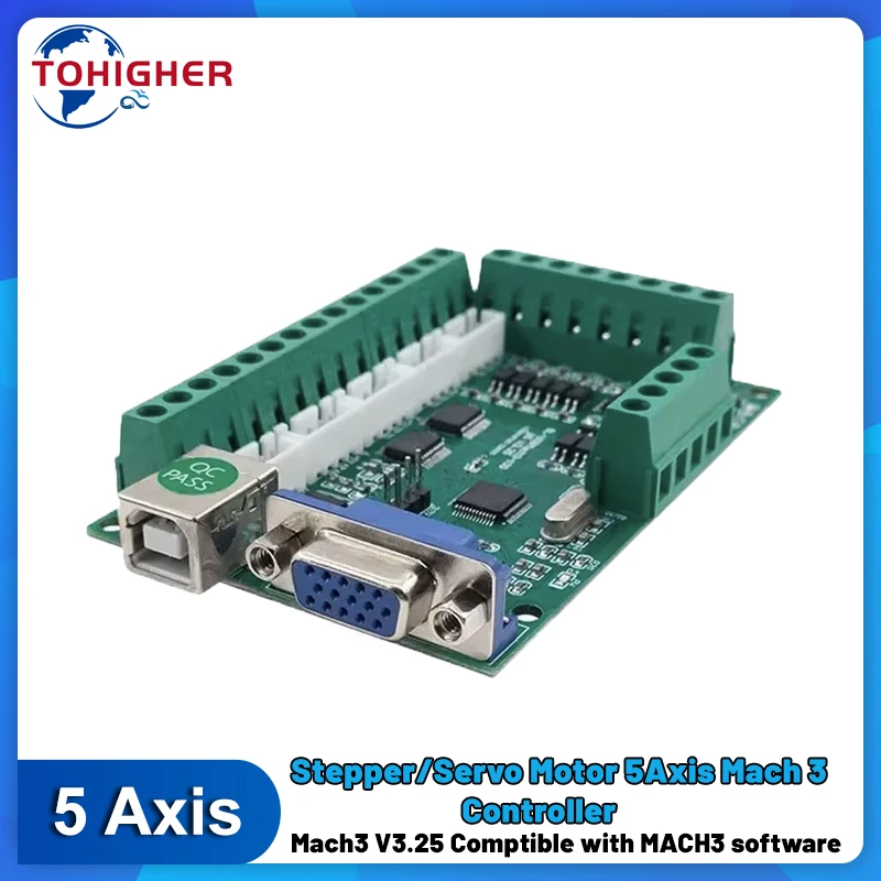 5 Axis Cnc Breakout Board Interface Mach3 - Papan Antarmuka 5 Sumbu Papan Breakout