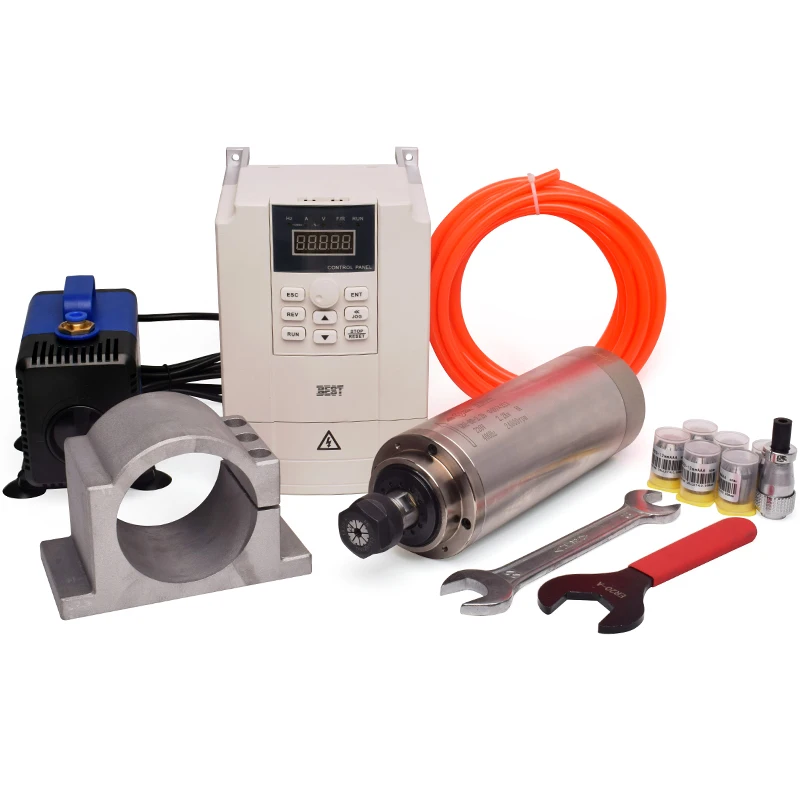 2.2Kw Water Cooled Spindle Kit Vfd - Spindle GDZ dan Inverter VFD Harga