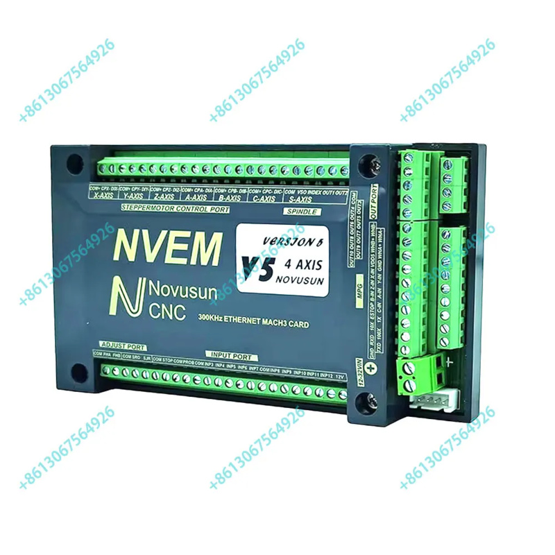 5 Axis Cnc Breakout Board Interface Mach3 - NVEM V5 Mach3 Antarmuka Ethernet, kartu