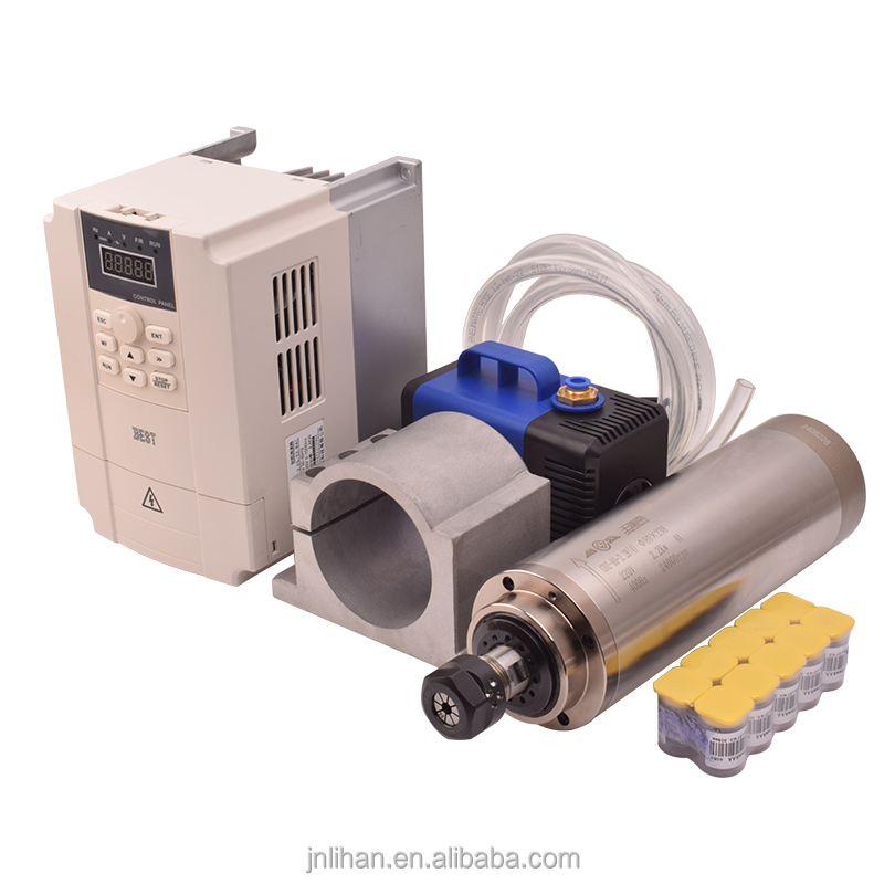 2.2Kw Water Cooled Spindle Kit Vfd - GDZ 2.2KW 220V Kit Inverter VFD