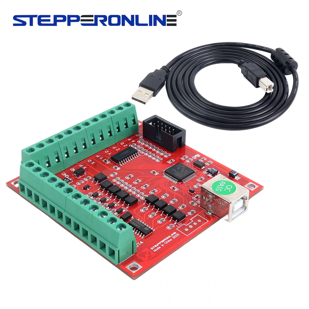 Mach3 Usb Cnc Controller 4 Axis 100Khz - Pengendali Papan Breakout CNC USB 4