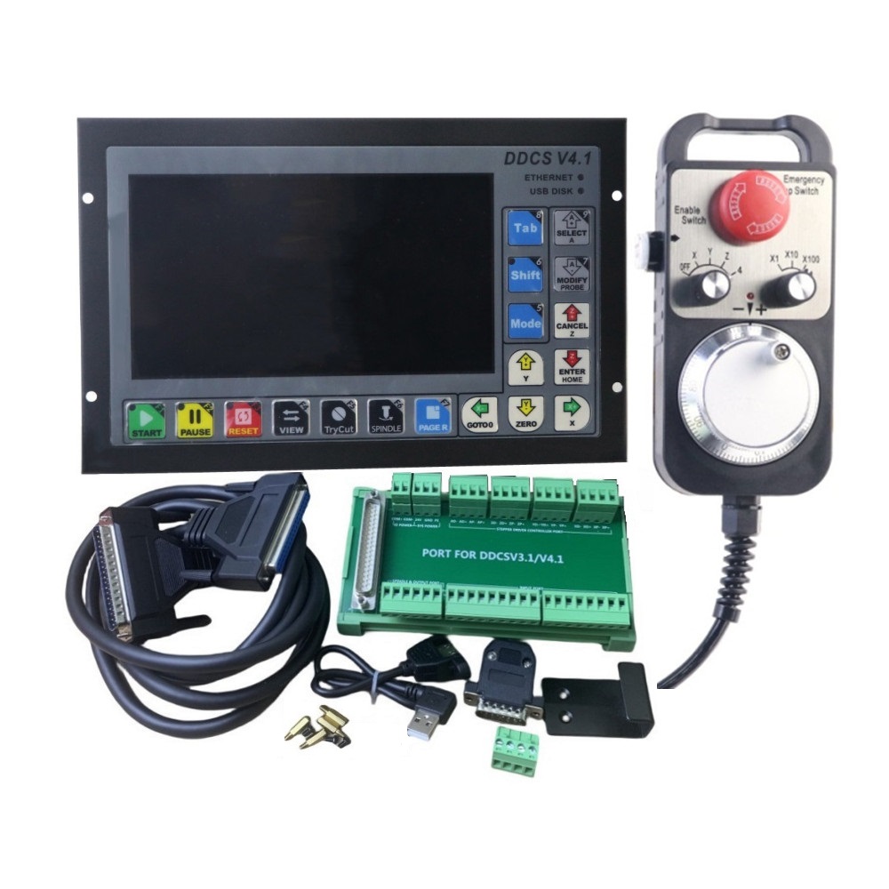 Ddcs V4.1 4 Axis Cnc Offline Controller - DDCSV4.1 Kit Pengontrol Gerak CNC 3/4