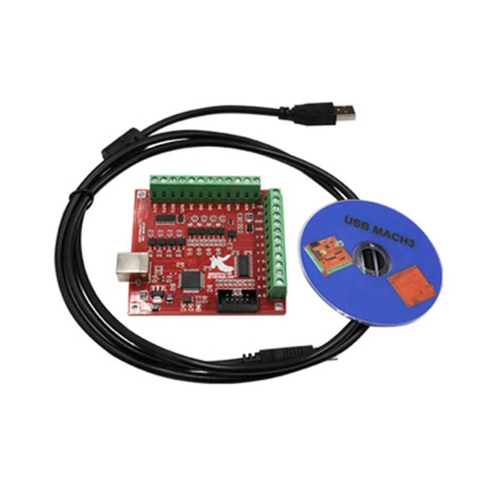 Mach3 Usb Cnc Controller 4 Axis 100Khz - 3 Buah/Set 1 Buah Papan Breakout