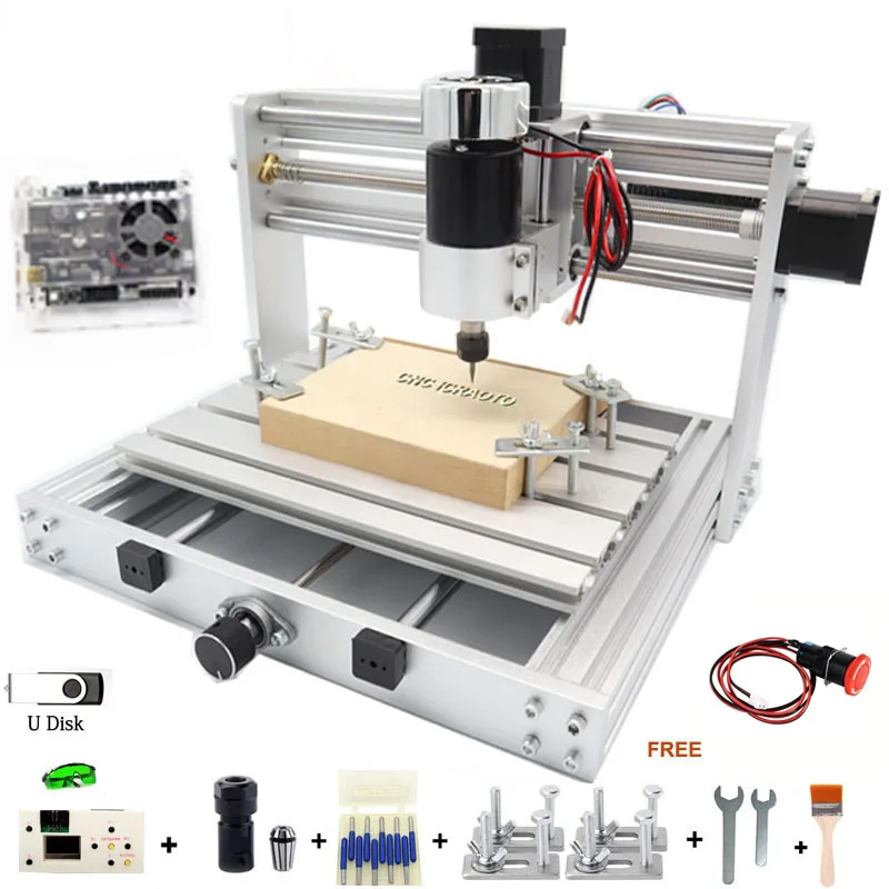 CNC 3018 Pro Max Mesin Ukiran  - Cnc 3018 Pro Max Metal ulasan dan harga