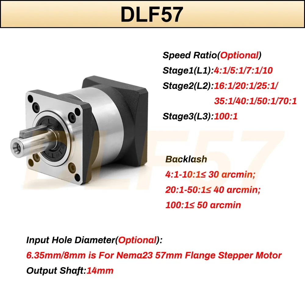 Reduktor Planetary Presisi Tin - Planetary Gearbox Reducer Nema 23 34 ulasan dan harga