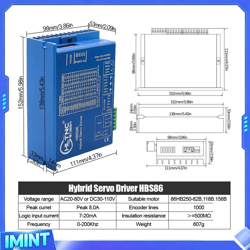 Kit Motor Stepper Loop Tertutu - Hybrid Servo Driver Nema 34 8.5Nm ulasan dan harga