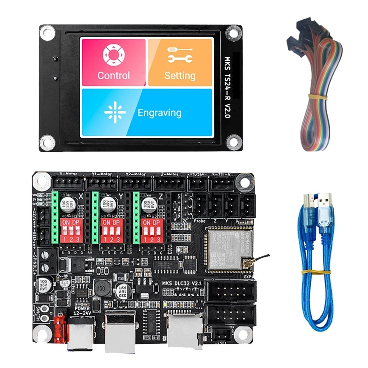 Papan Kontrol Elektronik Offli - Grbl 32 Bit Control Board Offline Display ulasan dan harga