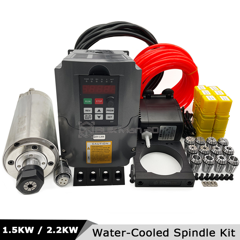 2.2KW/1.5KW 400Hz 24000RPM Kit - 2.2Kw Water Cooled Spindle Kit Vfd ulasan dan harga