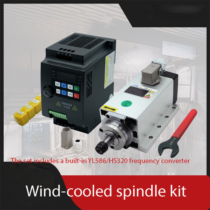 Set Konverter Frekuensi Spindl - Air Cooled 1.5Kw Spindle Motor Inverter 110V ulasan dan harga