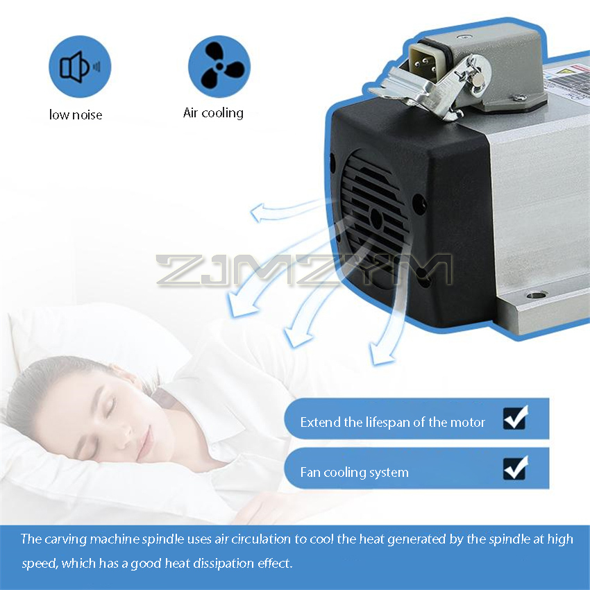 Set Konverter Frekuensi Spindl - Air Cooled 1.5Kw Spindle Motor Inverter 110V ulasan dan harga