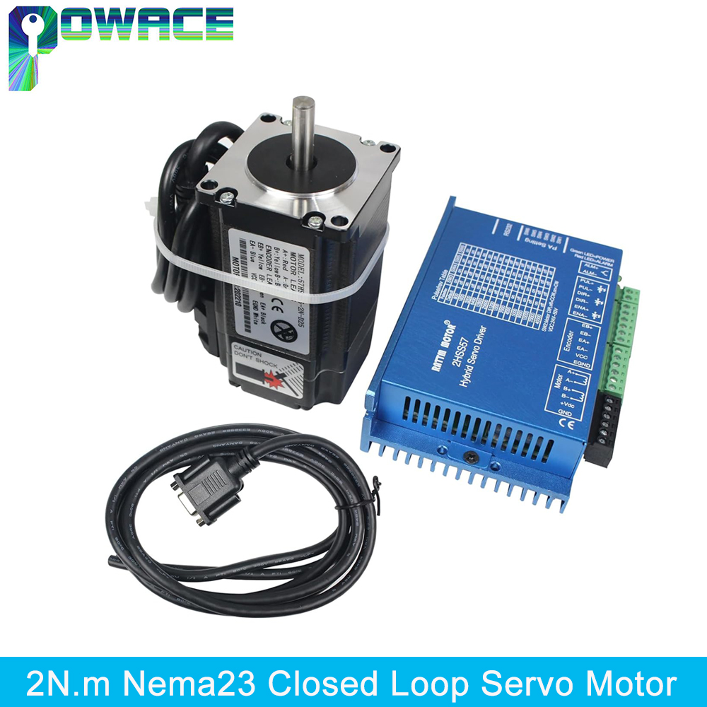 【EU】 2N.m Nema23 Kit Pengendal - Nema 23 Closed Loop Stepper Motor Driver Kit ulasan dan harga