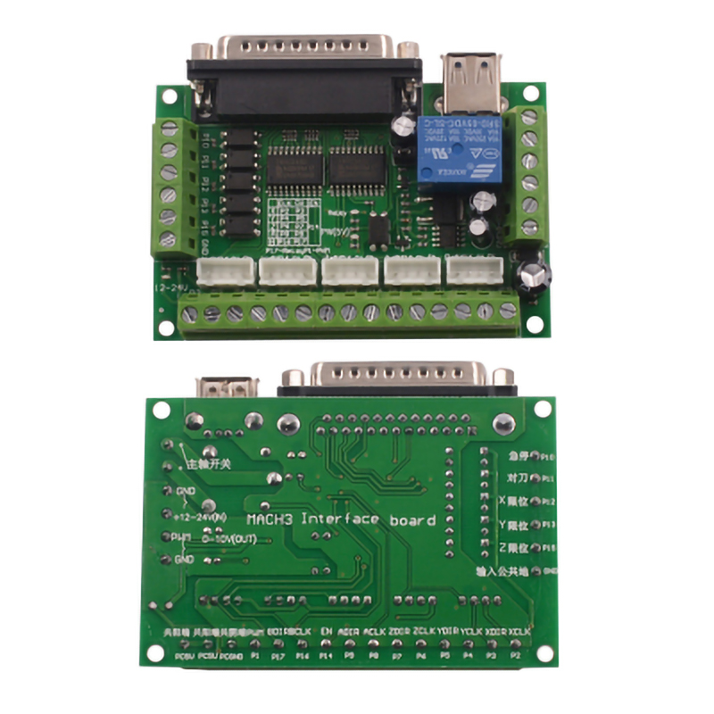 1Set Papan Breakout Adaptor An - 5 Axis Cnc Breakout Board Interface Mach3 ulasan dan harga