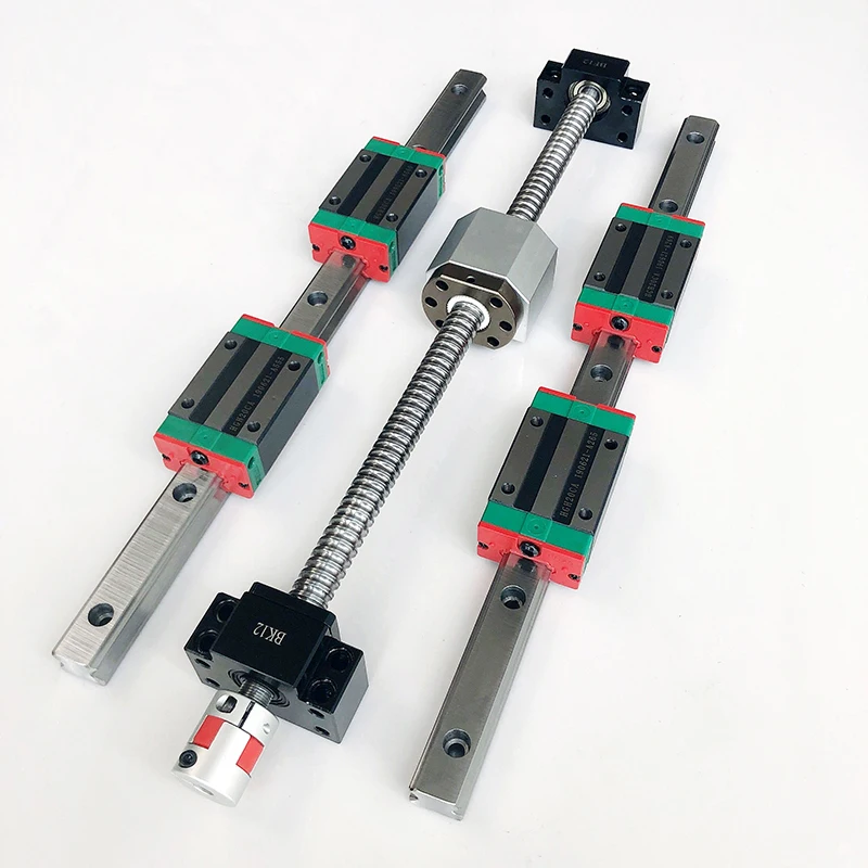 2 set Rel Linear HGR20 HGR15 + - Hgr20 Linear Guide Rail Ballscrew Set ulasan dan harga