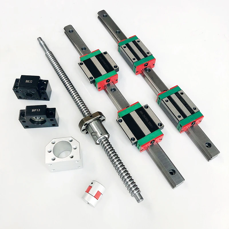 2 set Rel Linear HGR20 HGR15 + - Hgr20 Linear Guide Rail Ballscrew Set ulasan dan harga