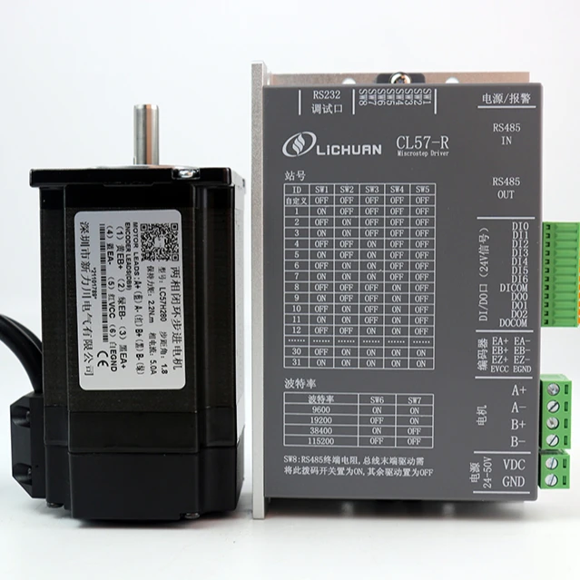 Motor Stepper LICHUAN RS485 Ne - Nema 23 Closed Loop Stepper Motor Driver Kit ulasan dan harga