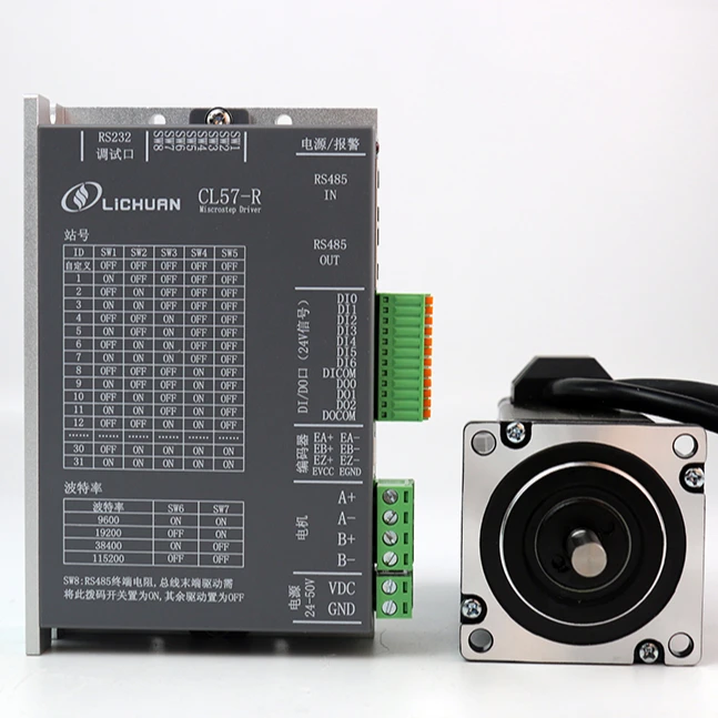 Motor Stepper LICHUAN RS485 Ne - Nema 23 Closed Loop Stepper Motor Driver Kit ulasan dan harga