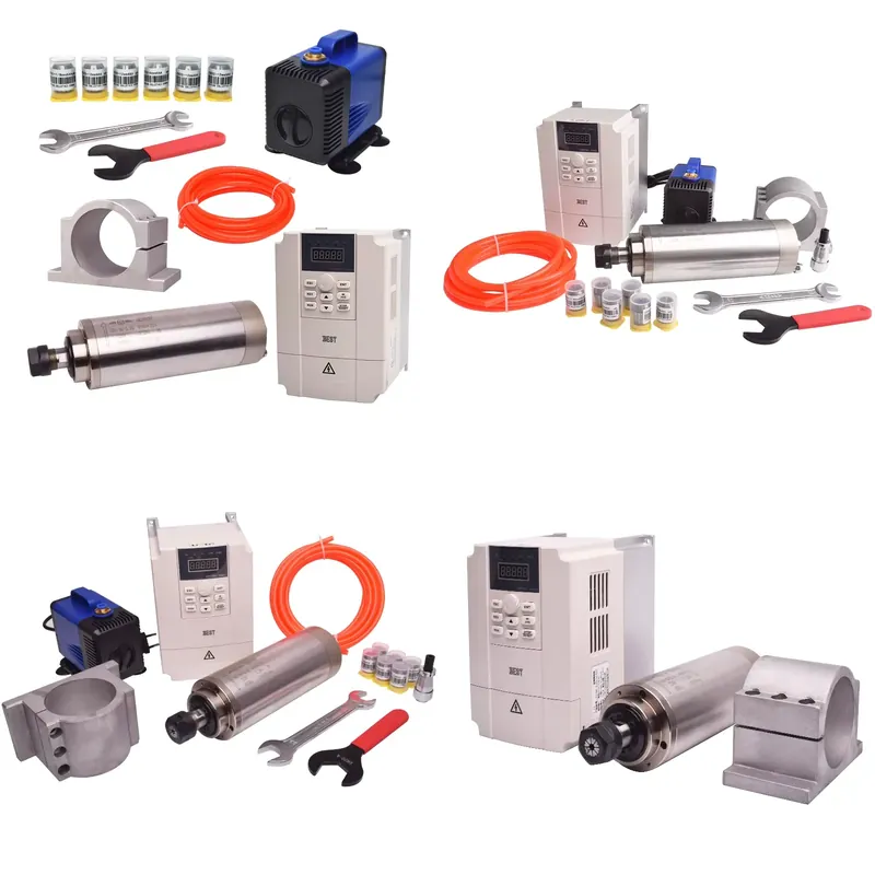 Gdz80 2.2kw Set Spindle Berpen - 2.2Kw Water Cooled Spindle Kit Vfd ulasan dan harga