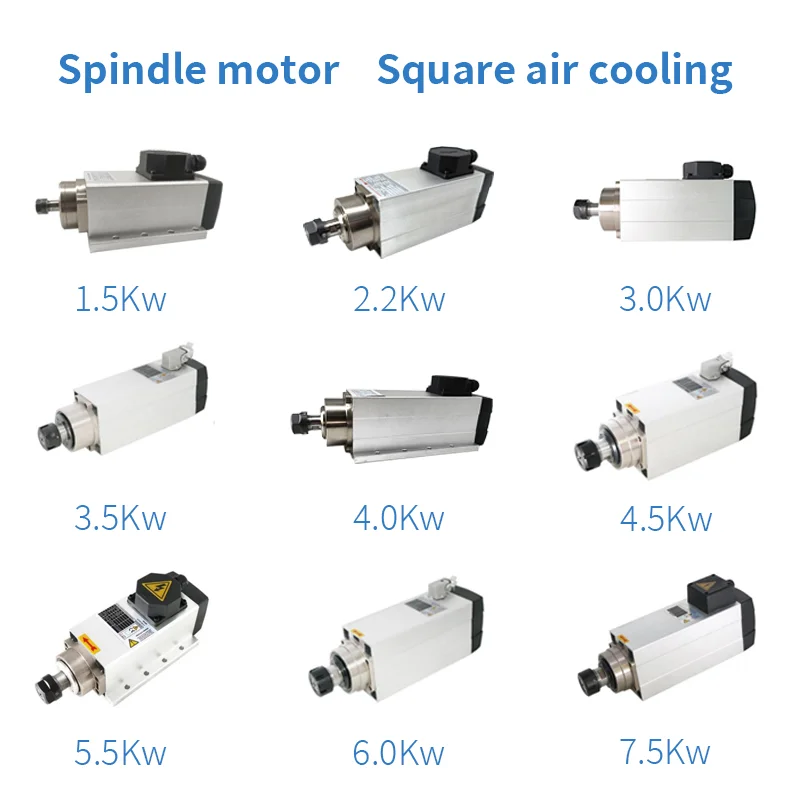 Motor Spindle Berpendingin Uda - Air Cooled 1.5Kw Spindle Motor Inverter 110V ulasan dan harga