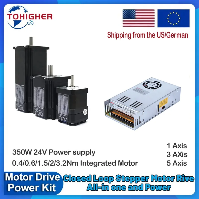 Nema17 Nema23 Stepper Motor Dr - Nema 23 Closed Loop Stepper Motor Driver Kit ulasan dan harga