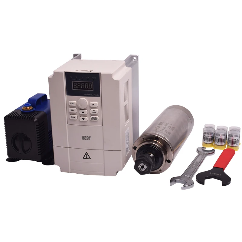 Spindle GDZ dan Inverter VFD H - 2.2Kw Water Cooled Spindle Kit Vfd ulasan dan harga