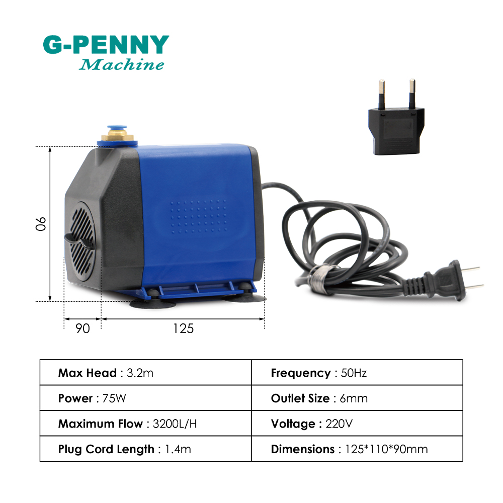 G-PENNY 2.2kw ER20 Kit Spindle - 2.2Kw Water Cooled Spindle Kit Vfd ulasan dan harga