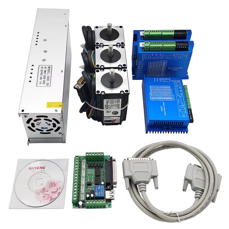 Kit Motor Servo Encoder CNC 3  - Nema 23 Closed Loop Stepper Motor Driver Kit ulasan dan harga