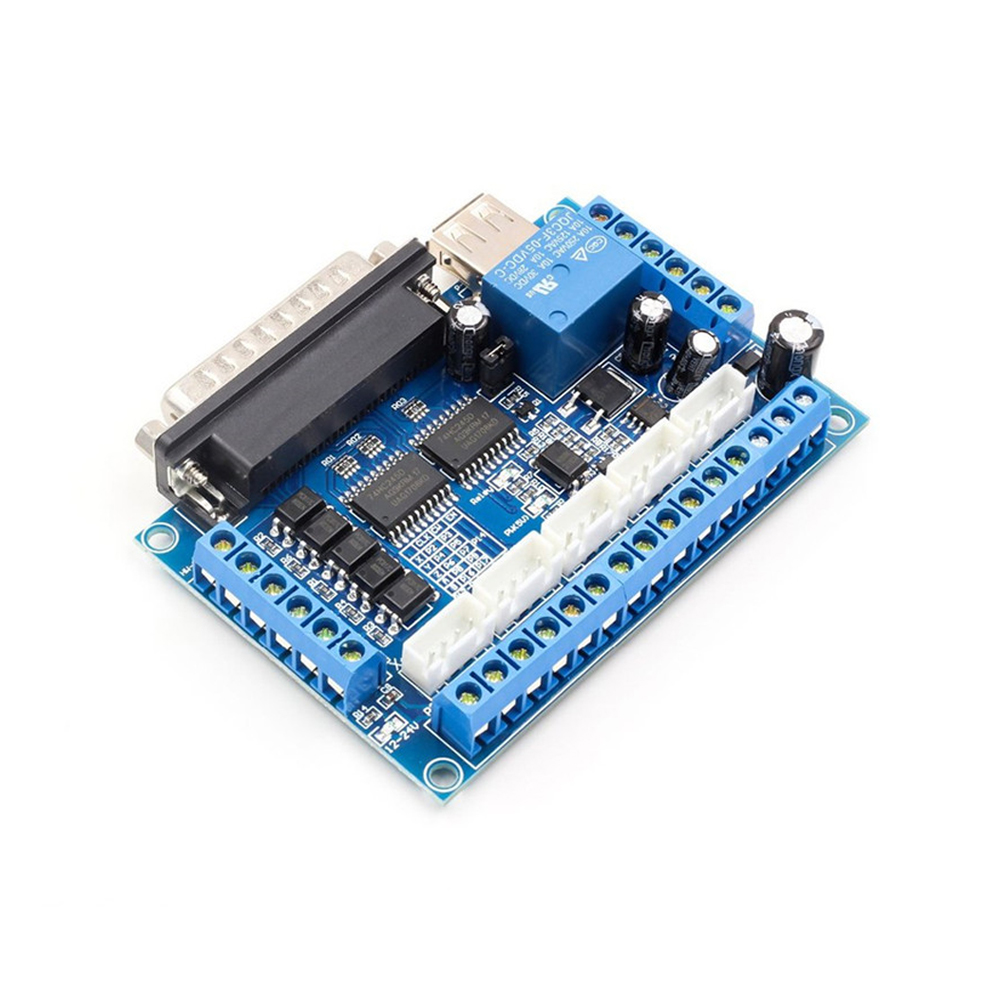 Adaptor Antarmuka CNC 5 Axis B - 5 Axis Cnc Breakout Board Interface Mach3 ulasan dan harga