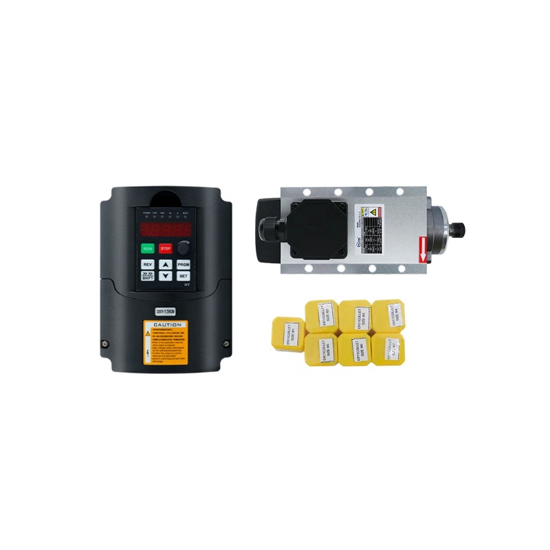Motor Spindle Pendingin Udara  - Air Cooled 1.5Kw Spindle Motor Inverter 110V ulasan dan harga
