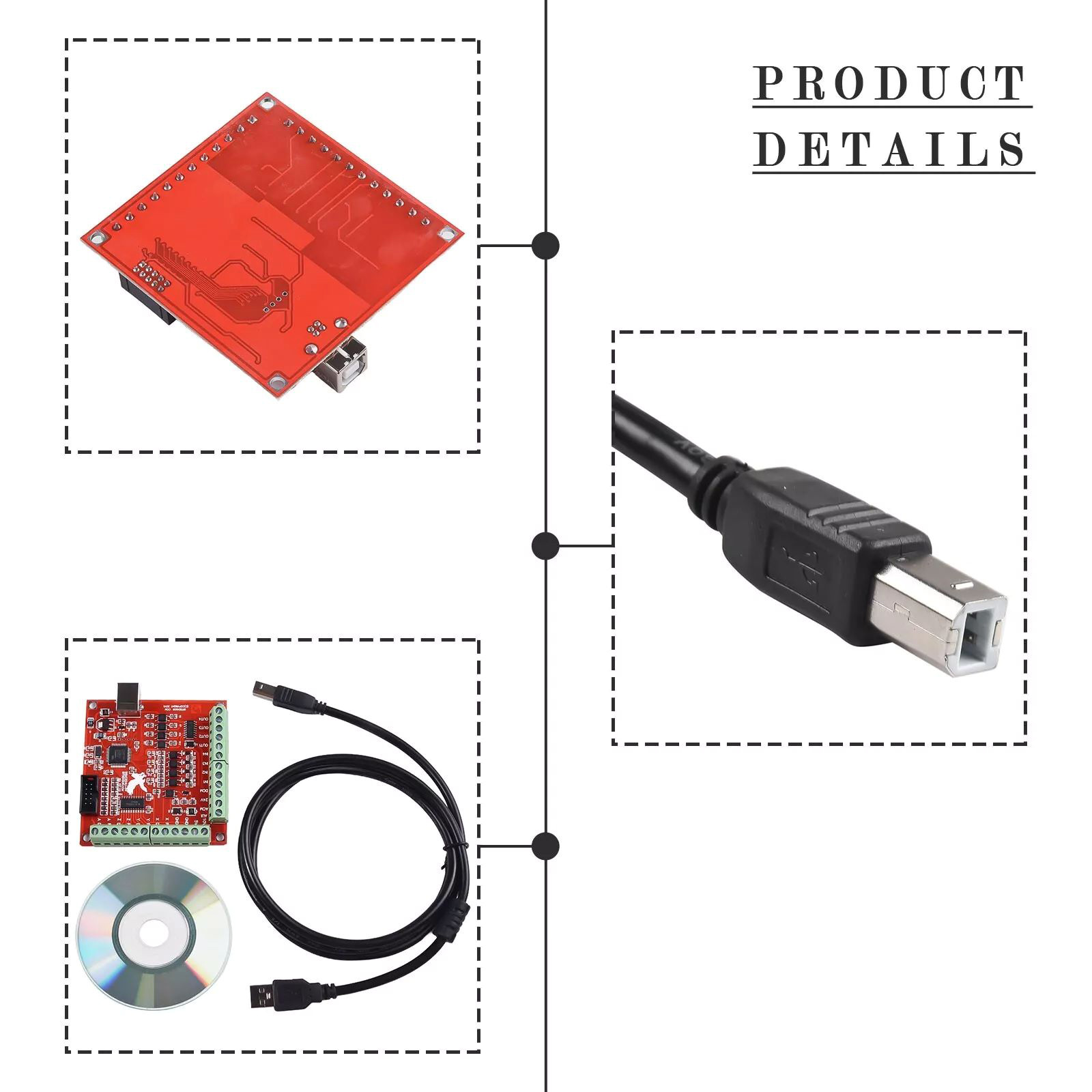 Kartu Kontrol Gerakan 4-Axis C - Mach3 Usb Cnc Controller 4 Axis 100Khz ulasan dan harga