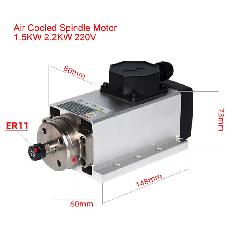 Motor Spindle CNC 800W 1.5W 2. - Er20 Collet Chuck Spindle Motor 220V ulasan dan harga