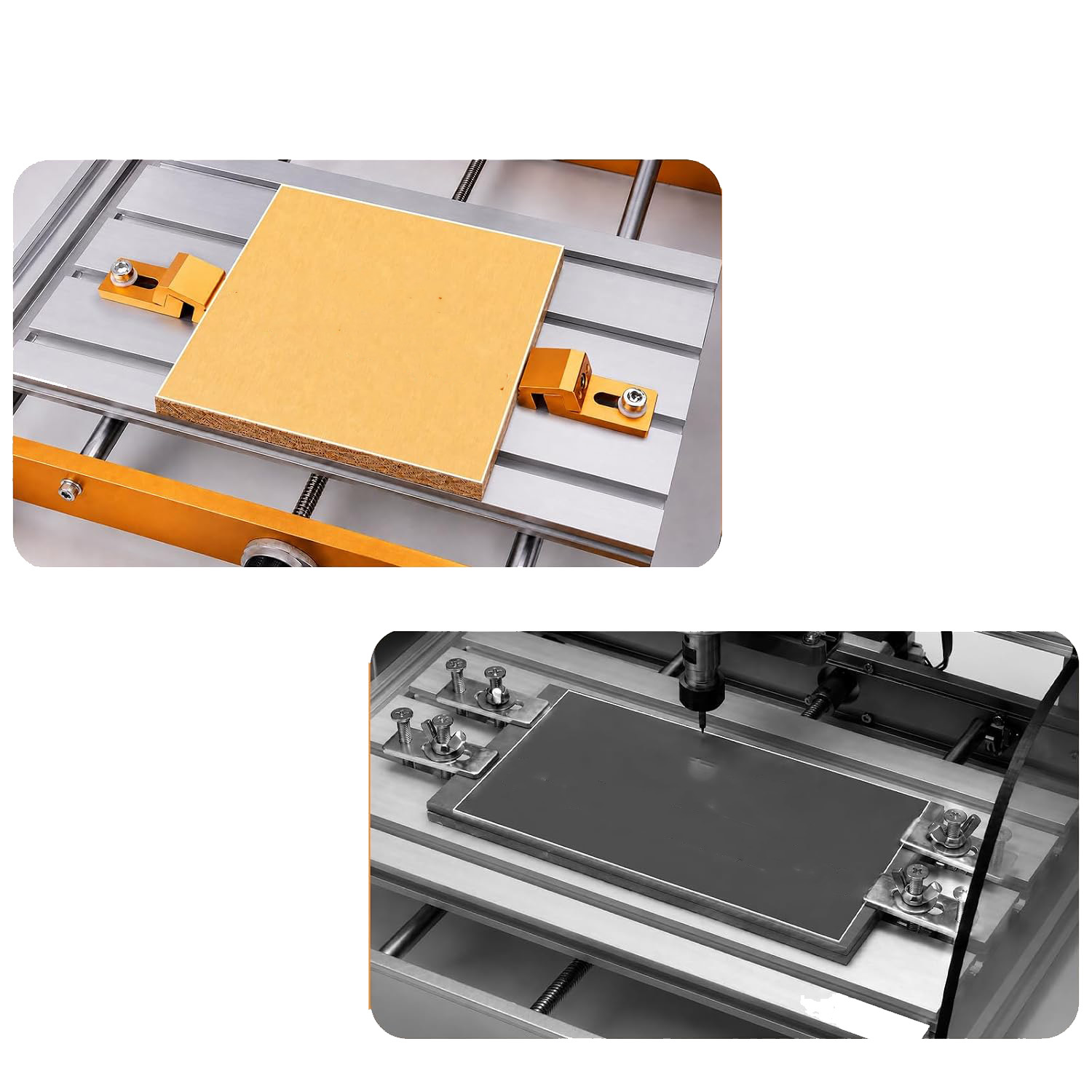 4pcs Set Klem Aluminium CNC un - Cnc 3018 Pro Max Metal ulasan dan harga