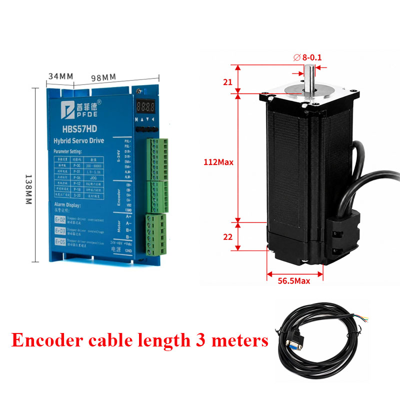 Motor Stepper Loop Tertutup Ne - Nema 23 Closed Loop Stepper Motor Driver Kit ulasan dan harga