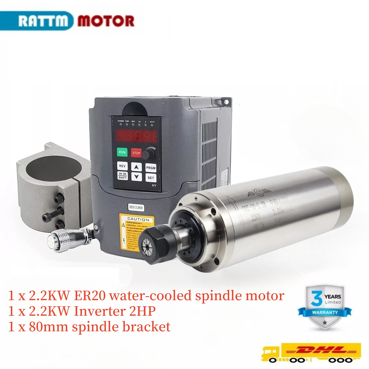 2.2KW 110V atau 220V 8A GDZ-80 - 2.2Kw Water Cooled Spindle Kit Vfd ulasan dan harga