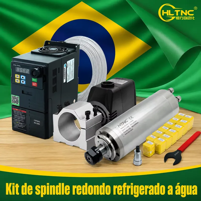 Brazil Mengirimkan Spindle Ber - 2.2Kw Water Cooled Spindle Kit Vfd ulasan dan harga
