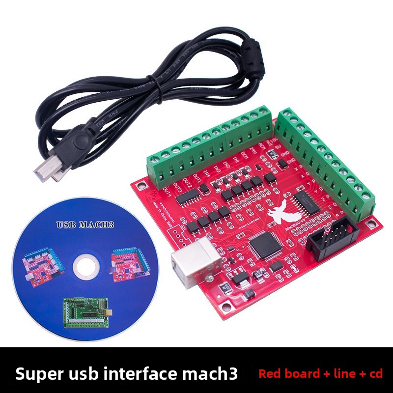 Papan Breakout CNC USB MACH3 1 - Mach3 Usb Cnc Controller 4 Axis 100Khz ulasan dan harga